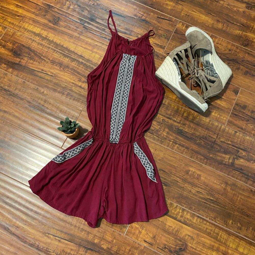 Maroon romper